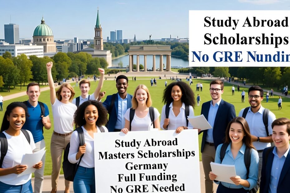 Study Abroad Masters Scholarships Germany with Full Funding No GRE Needed